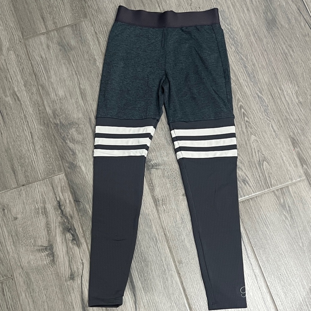 Bombshell Sportswear Dark Green and Black Leggings